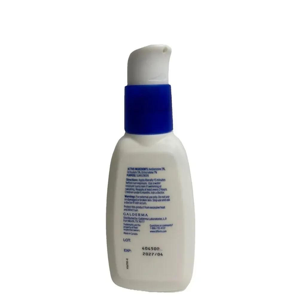 Differin Oil Absorbing Moisturizer W/Sunscreen Broad Spectrum SPF 30 UVA/UVB - Picture 2 of 2